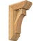 Ekena Millwork Westlake Slat Rough Sawn Bracket w/ Offset Brace, Western Red Cedar, 6"W x 14"D x 22"H BKT0604X14X22WTL06RWR - alternate 1